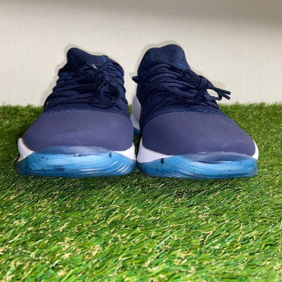 Under Armour Curry 4 Low Sample Deep Navy Blue/White Mens Size 12.5 3021707-406 main image 7